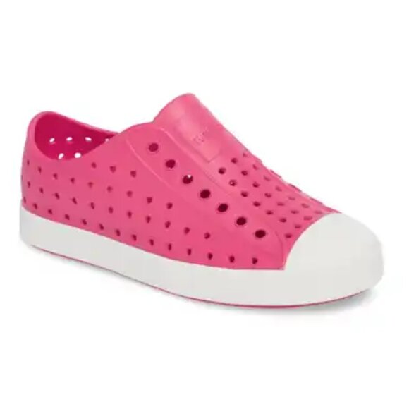 NATIVE Shoes Kids' Jefferson Water Friendly Slip-On Sneaker Hollywood Pink NWT - Picture 1 of 7